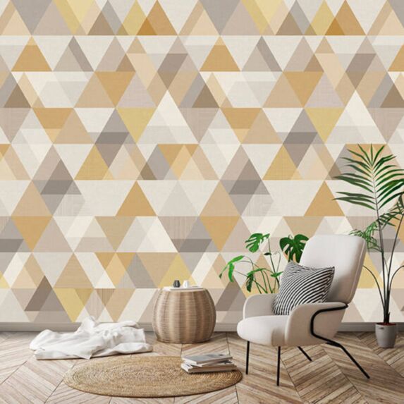Papier Peint Vinyle Intissé panoramique triangle XXL 0,53x8,84m