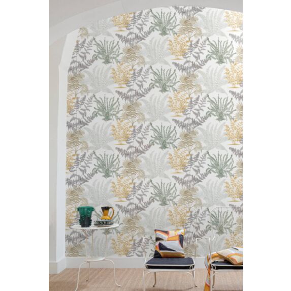 Papier peint vinyle intissé Lima beige 0,53 x 10 m - GRANDECO