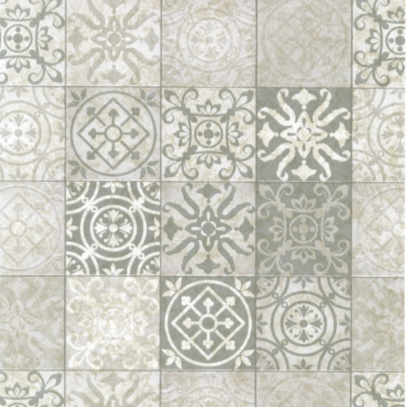 Film adhésif en rouleau Joy@fix Fantaisie Tile anique 45 cm x 2 m
