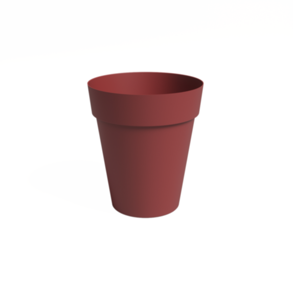 Pot Capri haut 56 cm rouge foncé - ARTEVASI