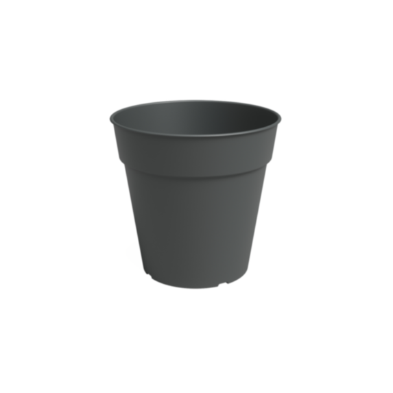 Pot de culture Madagascar 21 cm anthracite - ARTEVASI