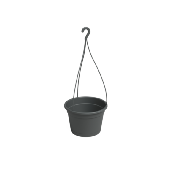 Pot Madagascar suspension 26 cm anthracite - ARTEVASI