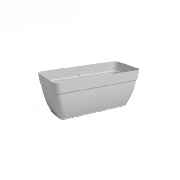 Jardinière Capri Campana XL 80 cm gris clair - ARTEVASI
