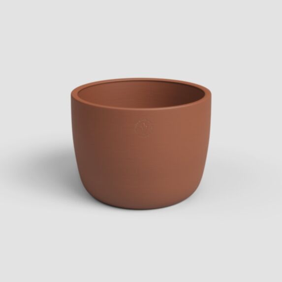 Cache-pot Urania 22 cm mate terre cuite - ARTEVASI