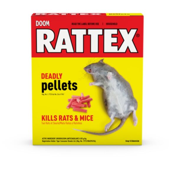 Piège à rat Doom Rattex en batonnets 100 g - RATTEX