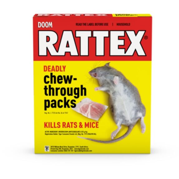 Piège à rat Doom Rattex en croquettes 100 g - RATTEX