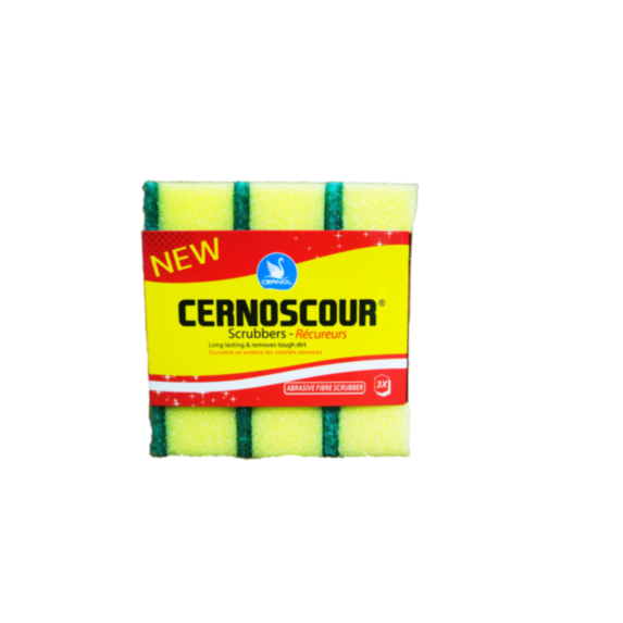 3  éponges ménagères grattoir - CERNOL