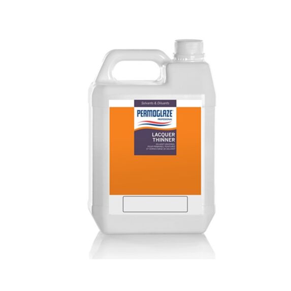 Diluant incolore universel à base de nitrocellulose pour peintures à base de solvants 5L - PERMOGLAZE Lacquer Thinner 