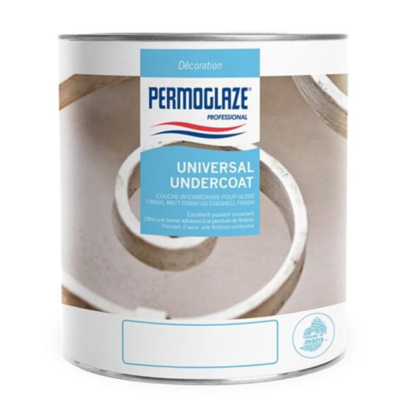 Peinture blanche intermédiaire hautement performante White 1L - PERMOGLAZE Universal Undercoat