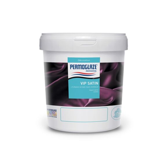 Peinture à émulsion acrylique de finition VIP Satin Interior base medium 20 L - PERMOGLAZE