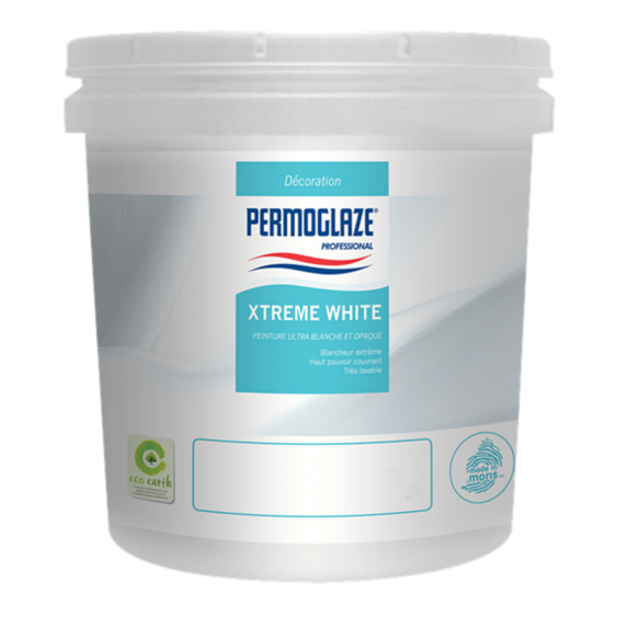 Peinture blanche pure de qualité supérieure Xtreme blanc 1 L - PERMOGLAZE