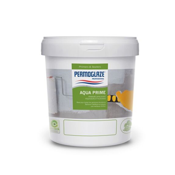 Primaire opacifiant à base d’eau de qualité supérieure Aqua Prime blanc 1 L - PERMOGLAZE