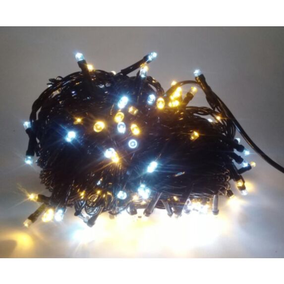 Guirlande lumineuse 200 led blanc ton chaud/brillant