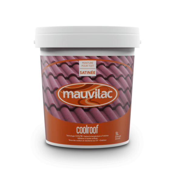 Peinture de toiture Coolroof 5 L terre de volcan - MAUVILAC