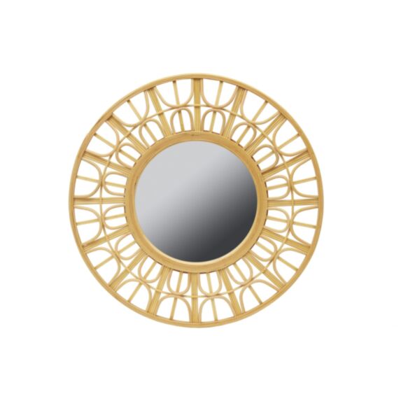 Miroir décoratif bambou Ø70 cm 