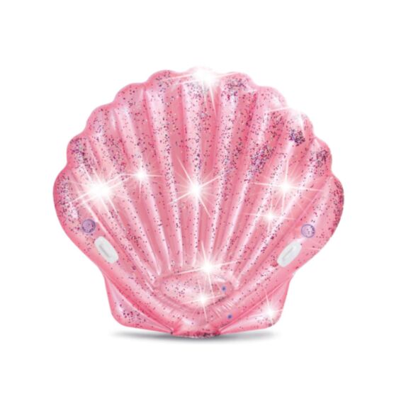 Ile coquillage rose gonflable - Intex