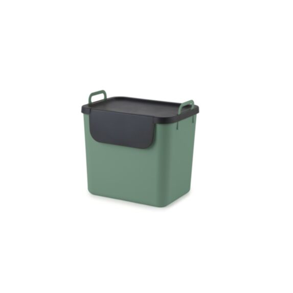 Poubelle de cuisine recyclable verte 30L - JIVE