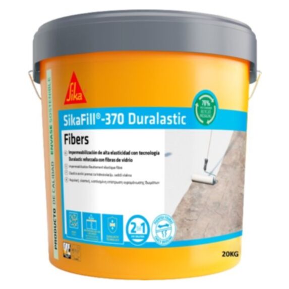 Imperméabilisant Sikafill 370 fibre blanche 20 kg  - SIKA