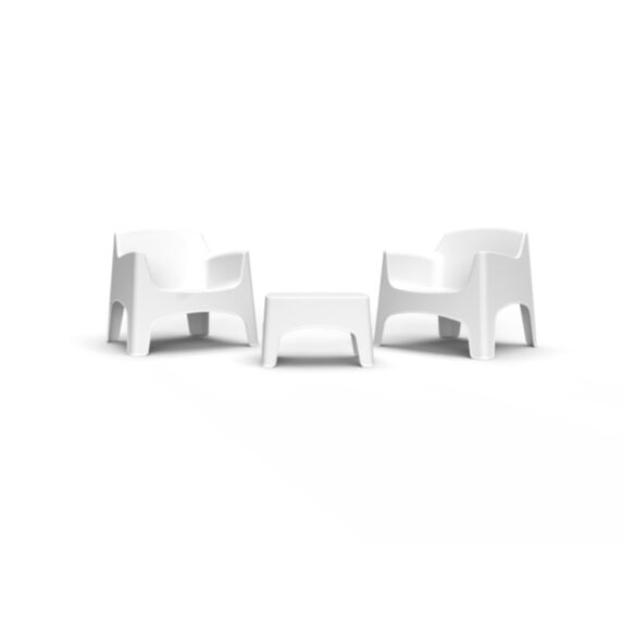 Set Ibiza 2 places blanc 