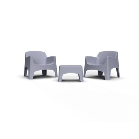 Set Ibiza 2 places gris 