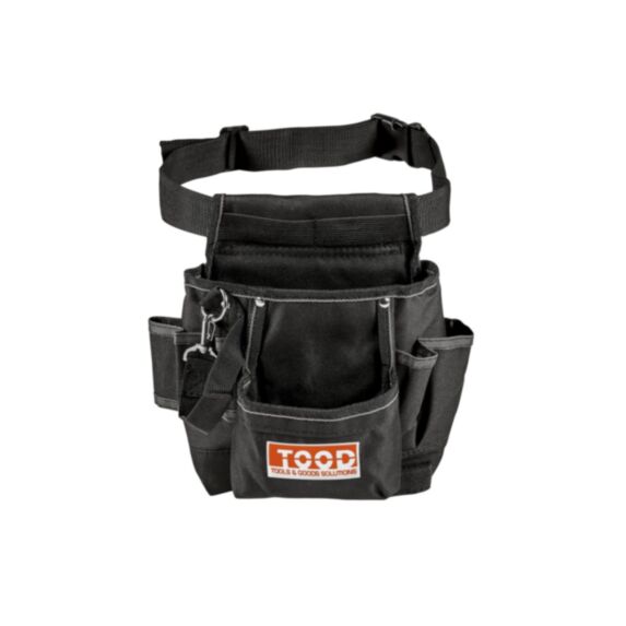 Ceinture en tissu 100 cm avec 1 poche + 1 crochet en métal - TOOD