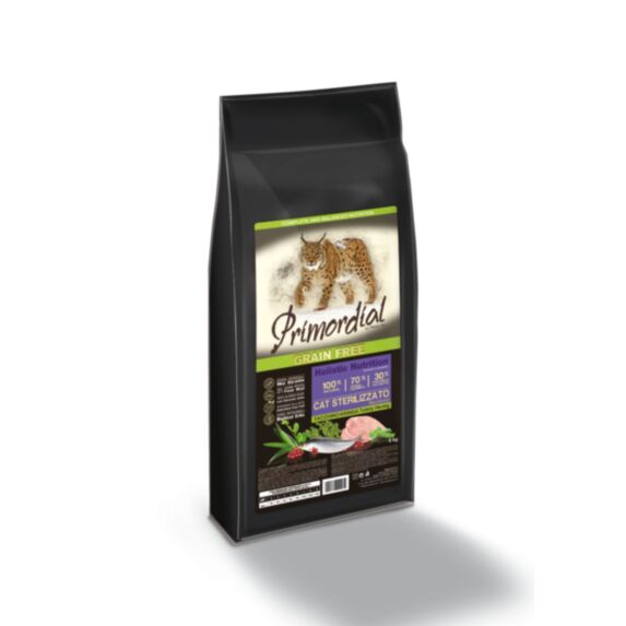 Croquettes chat Adulte Neutered dinde et hareng 6 kg - PRIMORDIAL