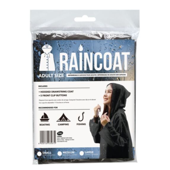 Vêtement de pluie, tailles S/M/L - UBL