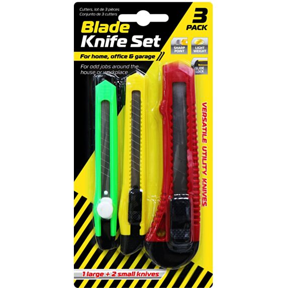 Lot de 3 cutters - UBL