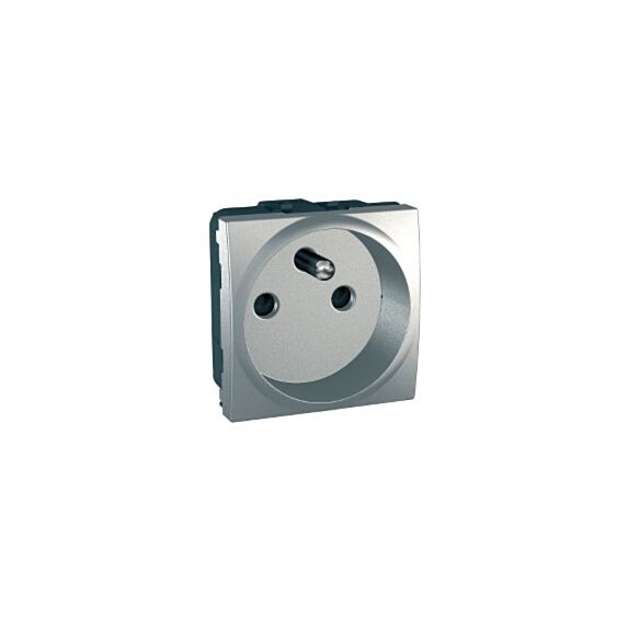 Prise 2p+t 16a alu Unica- SCHNEIDER