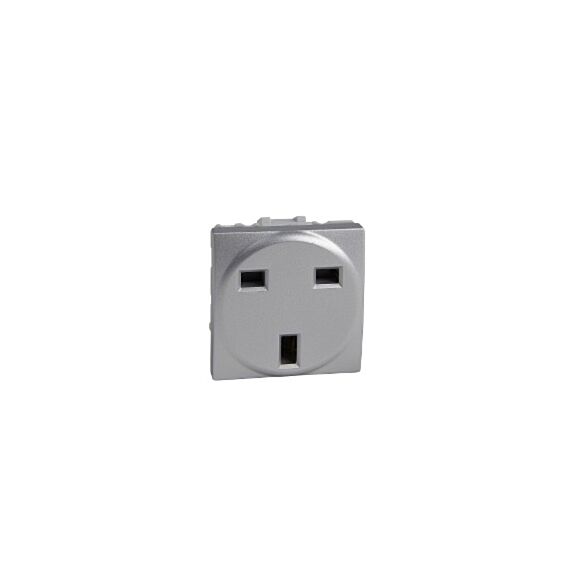 Prise 2p+t 13a alu Unica - SCHNEIDER