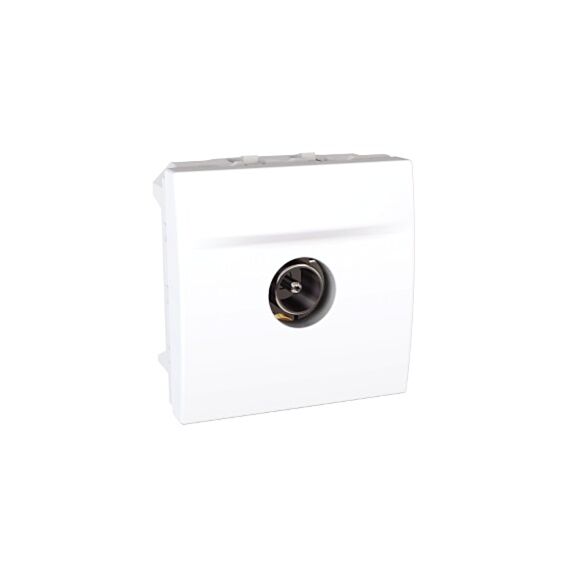 Prise tv simple 2m blanc Unica - SCHNEIDER