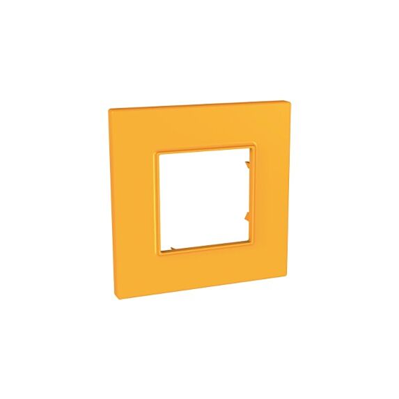 Plaque de couverture simple Unica Quadro Natura Cytrus 87 x 87mm -SCHNEIDER