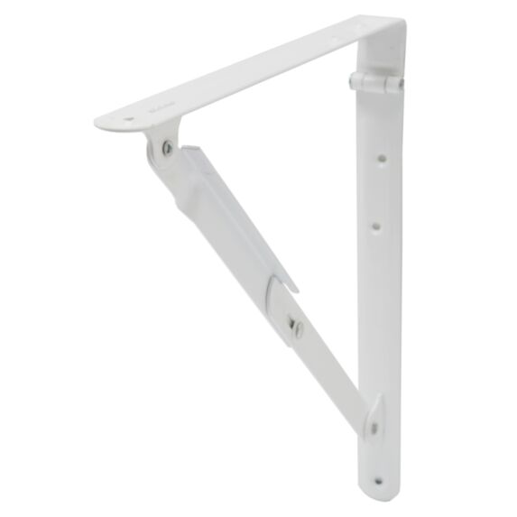 Équerre fonctionnelle pliante, blanc, 30x30cm - DURALINE