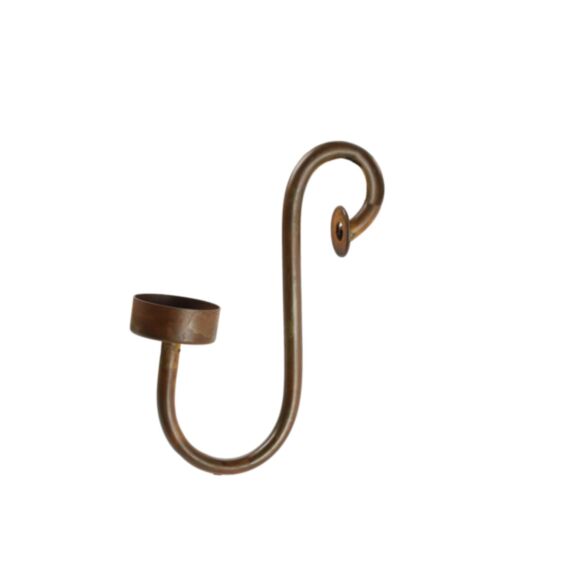 Porte-bougie crochet Serge H17cm rouile - DECOSTARS