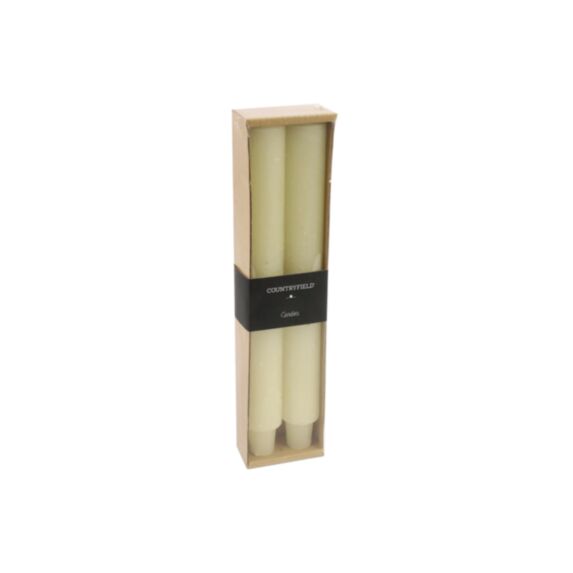 Bougie chandelle Vela Ø3xH.25cm crème - DECOSTARS