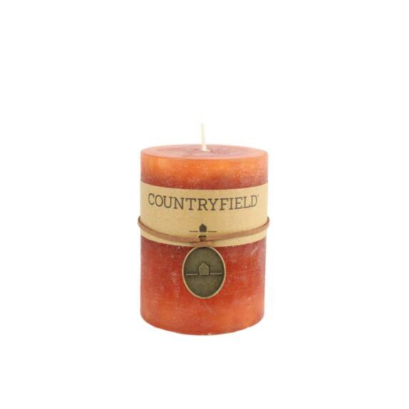 Bougie ronde Tonnie H14cm rouille - DECOSTARS