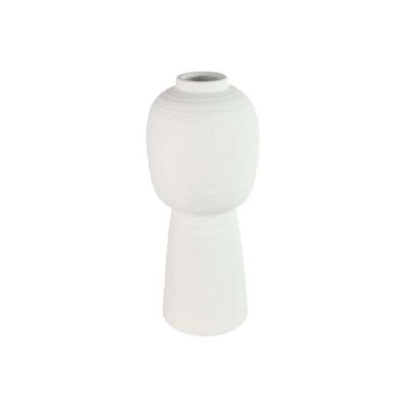 Vase poterie haut Dobber Ø21,5xH.50cm blanc - DECOSTARS
