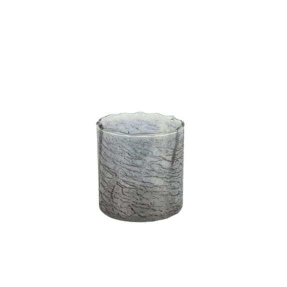 Porte-bougie Clarice S Ø8xH.8cm gris clair - DECOSTARS