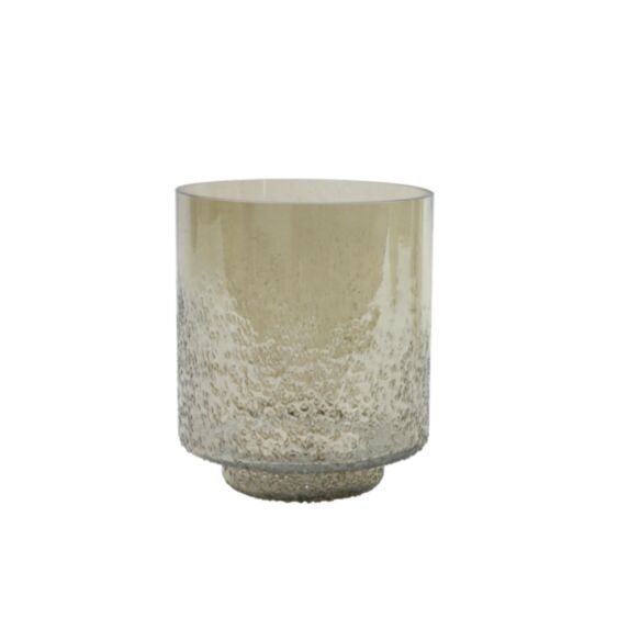 Vase rond Ellemieke S Ø15,5xH.17,5cm vert clair - DECOSTARS