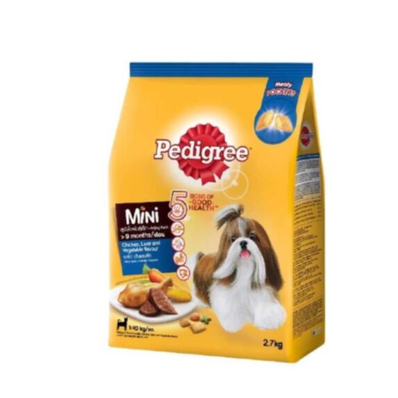 Croquettes petit chien Poulet, Foie & Légumes 2,7 kg - PEDIGREE®