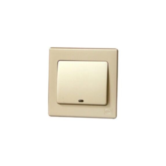 Interrupteur bipolaire 20a avec voyant lumineux champagne - MK HONEYWELL