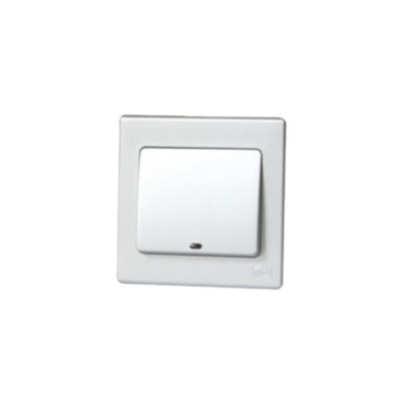 Interrupteur bipolaire 20a avec voyant lumineux titane - MK HONEYWELL