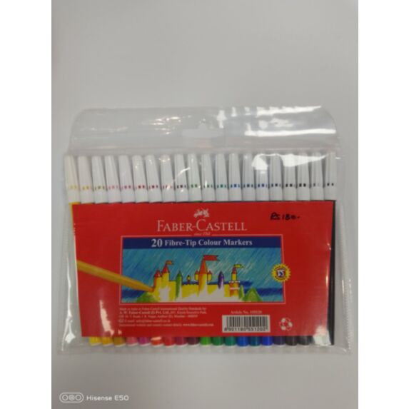 Set de 20 feutres mine fine - FABER CASTELL