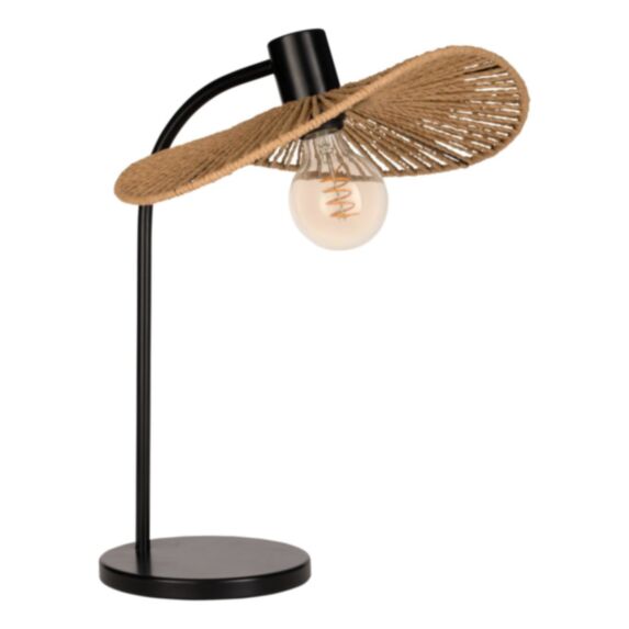 Lampe de table Siruela 36 x 46 cm E27 42W papier/noir - EGLO
