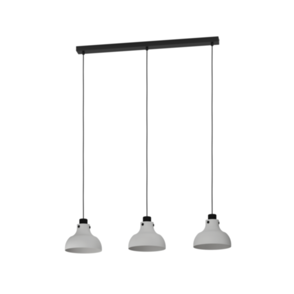 Suspension matlock H.110cm Acier Gris E27x3 - EGLO