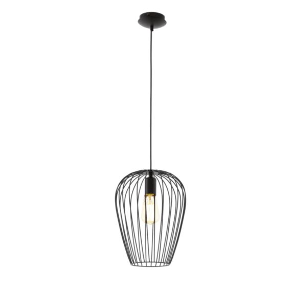 Suspension Newtown en acier IP20 E27 noir - EGLO