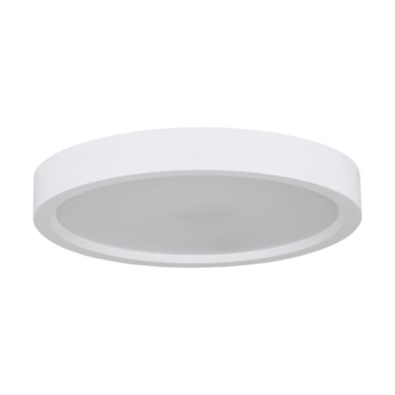 Plafonnier Idun-E 4000k IP20 15W Ø28,5 cm plastique blanc - EGLO
