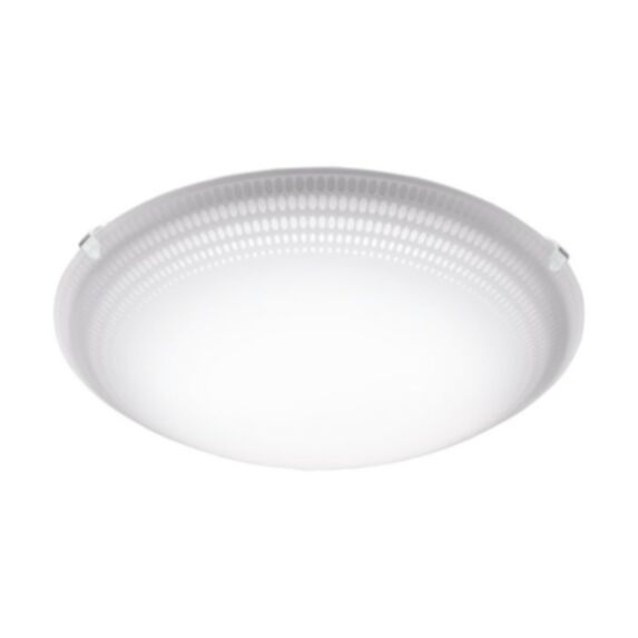Plafonnier Margitta1 Ø25 cm led 1x11W verre blanc - EGLO