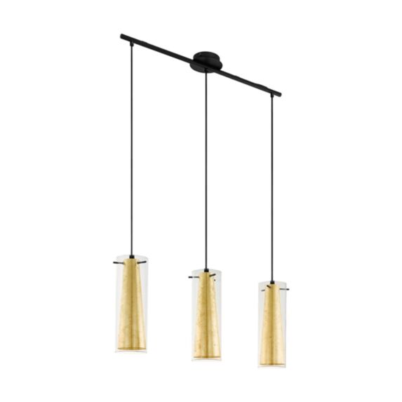 Suspension Pinto Gold  E27 3 x 60W- EGLO