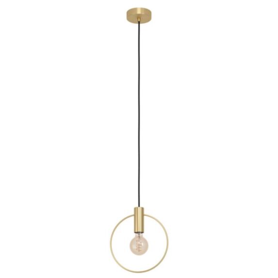 Suspension Manizales Ø25 cm E27 40W acier doré - EGLO